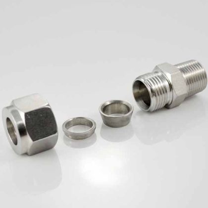 Inconel Alloy 600 Tube to Male Fittings