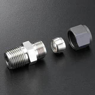 Incoloy 825 Tube to Male Fittings